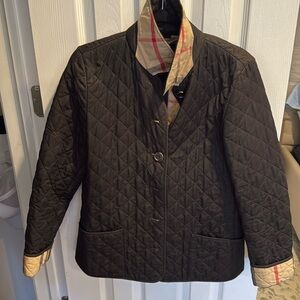 BURBERRY Brit Quilted Black Jacket